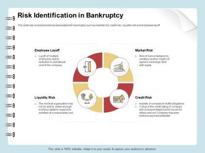 Risk identification in bankruptcy market ppt file aids