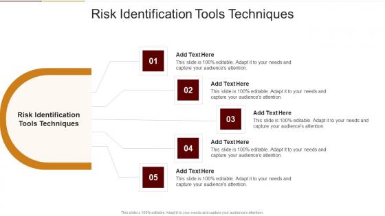 Risk Identification Tools Techniques In Powerpoint And Google Slides Cpb
