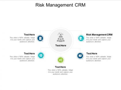 Risk management crm ppt powerpoint presentation layouts design ideas cpb