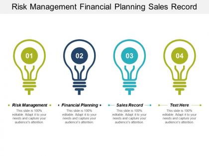 Risk management financial planning sales record investment planner cpb