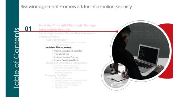 Risk Management Framework For Information Security Table Of Contents