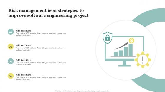 Risk Management Icon Strategies To Improve Software Engineering Project
