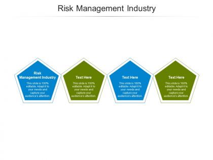 Risk management industry ppt powerpoint presentation ideas example file cpb