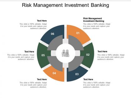 Risk management investment banking ppt powerpoint presentation ideas deck cpb