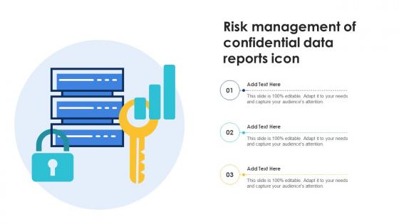 Risk Management Of Confidential Data Reports Icon