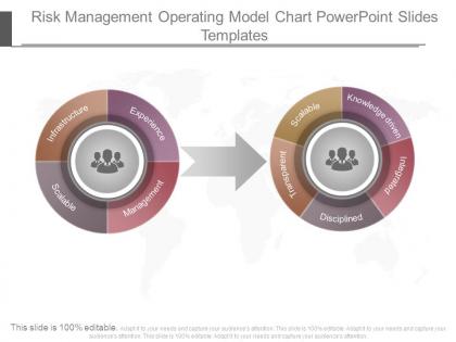 Risk management operating model chart powerpoint slides templates