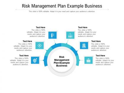 Risk management plan example business ppt powerpoint presentation inspiration designs download cpb
