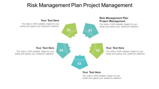 Risk management plan project management ppt powerpoint presentation layouts cpb