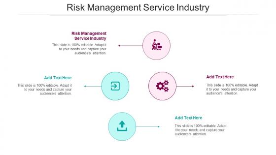 Risk Management Service Industry In Powerpoint And Google Slides Cpb