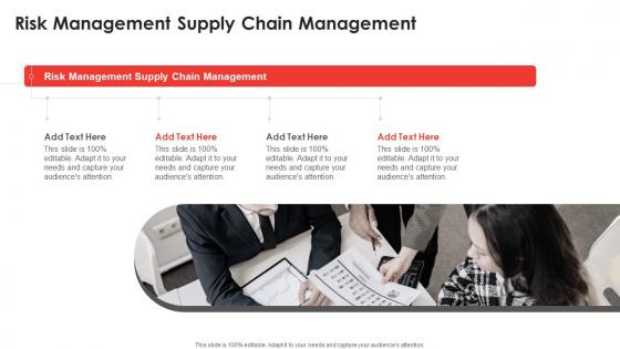 Risk Management Supply Chain Management In Powerpoint And Google Slides Cpb