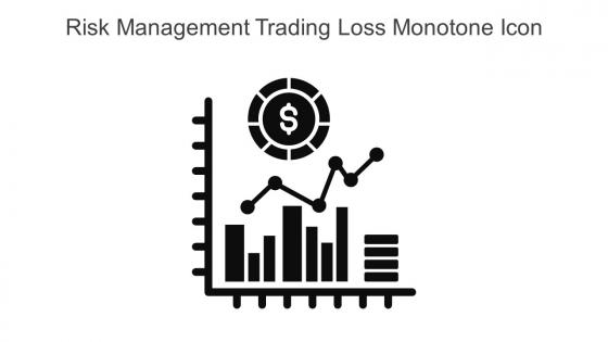 Risk Management Trading Loss Monotone Icon In Powerpoint Pptx Png And Editable Eps Format