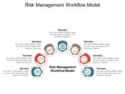 Risk management workflow model ppt powerpoint presentation professional slide cpb