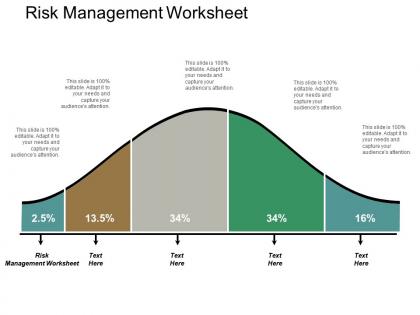 Risk management worksheet ppt powerpoint presentation icon templates cpb