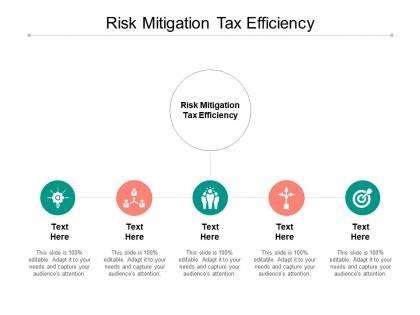 Risk mitigation tax efficiency ppt powerpoint presentation gallery grid cpb