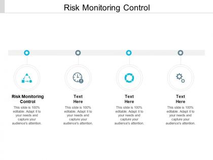 Risk monitoring control ppt powerpoint presentation portfolio rules cpb