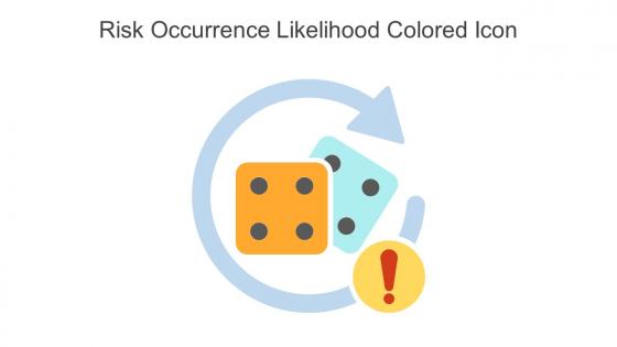 Risk Occurrence Likelihood Colored Icon In Powerpoint Pptx Png And Editable Eps Format