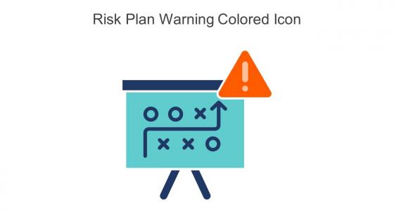 Risk Plan Warning Colored Icon In Powerpoint Pptx Png And Editable Eps Format