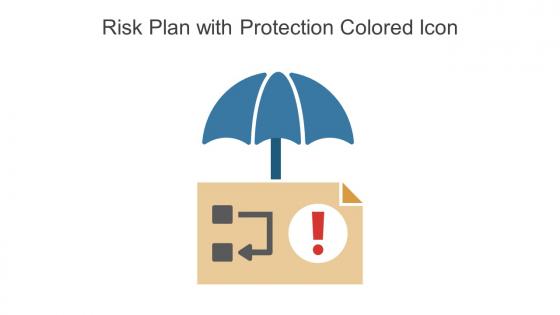Risk Plan With Protection Colored Icon In Powerpoint Pptx Png And Editable Eps Format