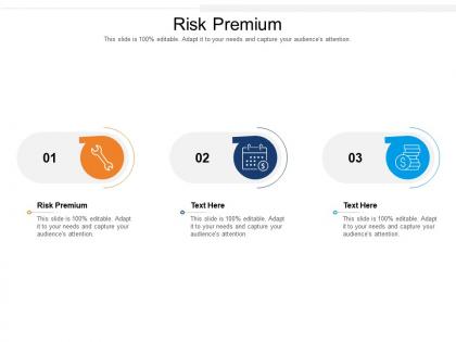 Risk premium ppt powerpoint presentation ideas examples cpb
