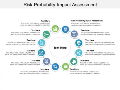 Risk probability and impact assessment ppt powerpoint presentation layouts graphic images cpb
