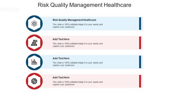 Risk Quality Management Healthcare Ppt Powerpoint Presentation Pictures Graphics Cpb
