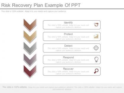 Risk recovery plan example of ppt