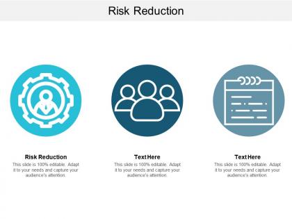 Risk reduction ppt powerpoint presentation infographic template inspiration cpb
