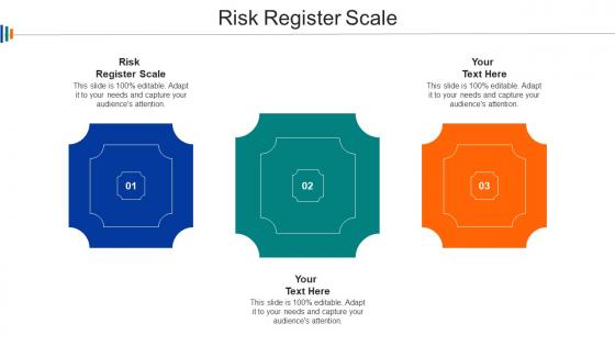 Risk Register Scale Ppt Powerpoint Presentation Gallery Shapes Cpb