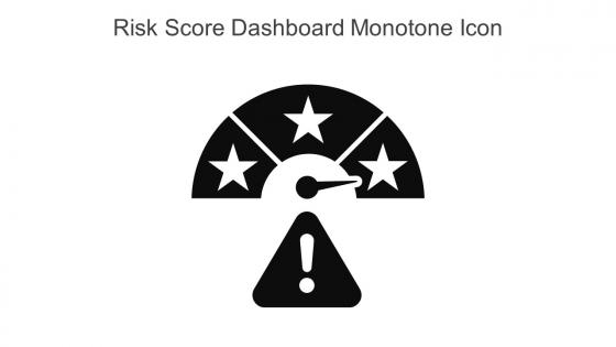 Risk Score Dashboard Monotone Icon In Powerpoint Pptx Png And Editable Eps Format