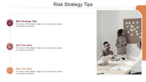 Risk Strategy Tips In Powerpoint And Google Slides Cpb