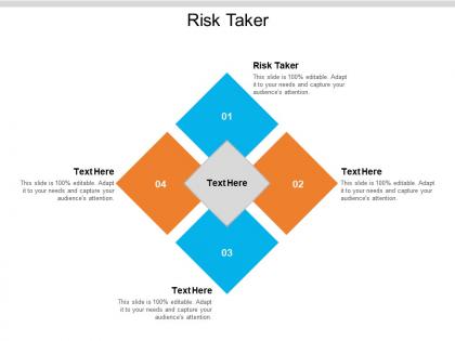 Risk taker ppt powerpoint presentation gallery designs download cpb