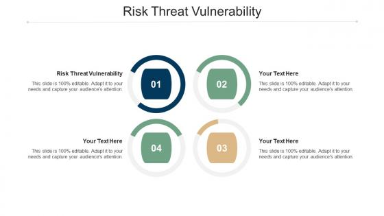 Risk threat vulnerability ppt powerpoint presentation portfolio graphics design cpb