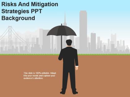 Risks and mitigation strategies ppt background