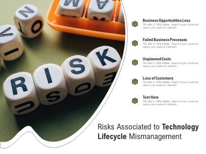 Risks associated to technology lifecycle mismanagement