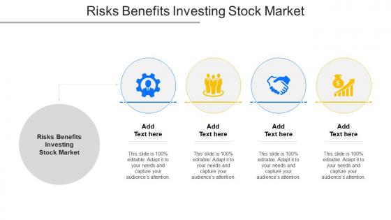 Risks Benefits Investing Stock Market Ppt Powerpoint Presentation Inspiration Deck Cpb