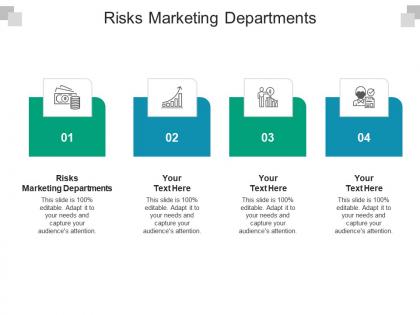 Risks marketing departments ppt powerpoint presentation icon slides cpb