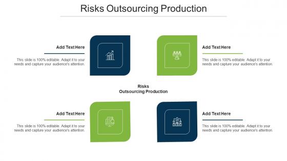 Risks Outsourcing Production Ppt Powerpoint Presentation Summary Vector Cpb