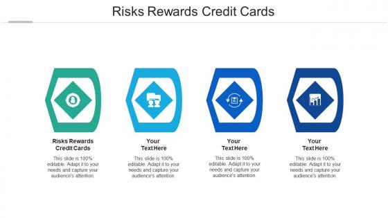 Risks rewards credit cards ppt powerpoint presentation summary sample cpb