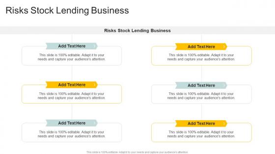 Risks Stock Lending Business In Powerpoint And Google Slides Cpb