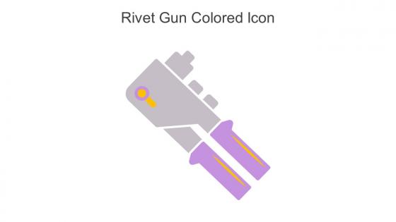 Rivet Gun Colored Icon In Powerpoint Pptx Png And Editable Eps Format