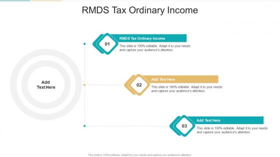 RMDS Tax Ordinary Income In Powerpoint And Google Slides Cpb