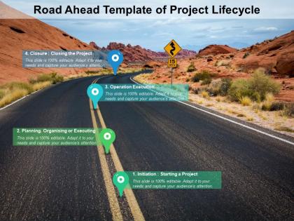 Road ahead template of project lifecycle