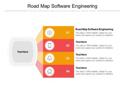 Road map software engineering ppt powerpoint presentation outline infographic template cpb