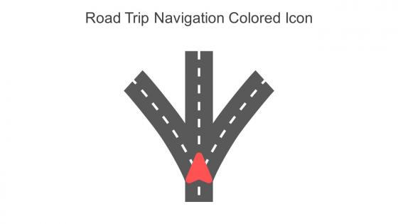 Road Trip Navigation Colored Icon In Powerpoint Pptx Png And Editable Eps Format
