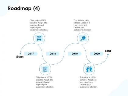 Roadmap 2017 to 2020 l1310 ppt powerpoint presentation ideas visual aids