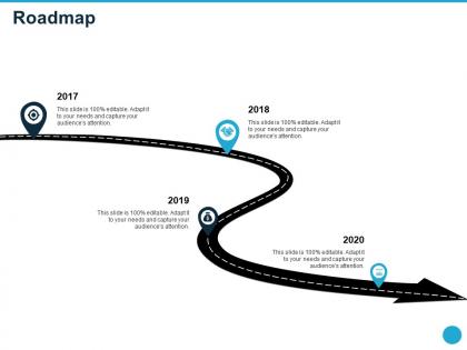 Roadmap 2017 to 2020 years beyond code ppt powerpoint presentation slides