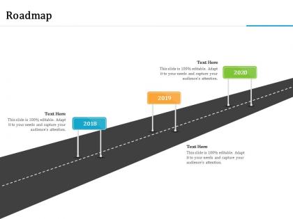 Roadmap 2018 to 2020 m2342 ppt powerpoint presentation layouts slide download