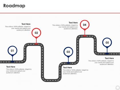Roadmap agile modeling it ppt slides icon