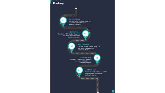 Roadmap AI Transformation Playbook One Pager Sample Example Document