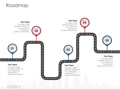 Roadmap automobile company ppt guidelines